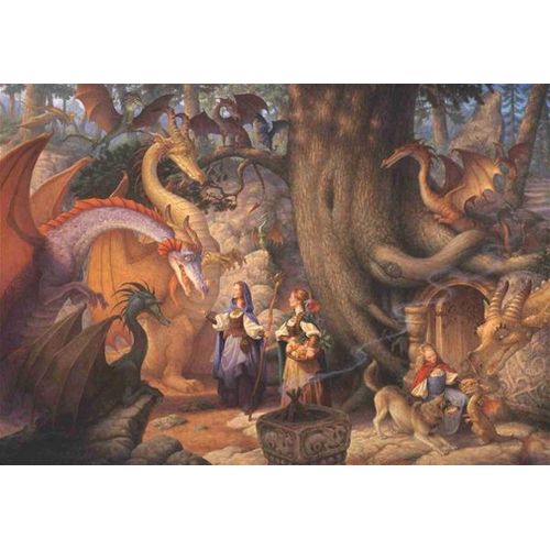 Gentils Dragons - Puzzle 500 Pièces Anatolian