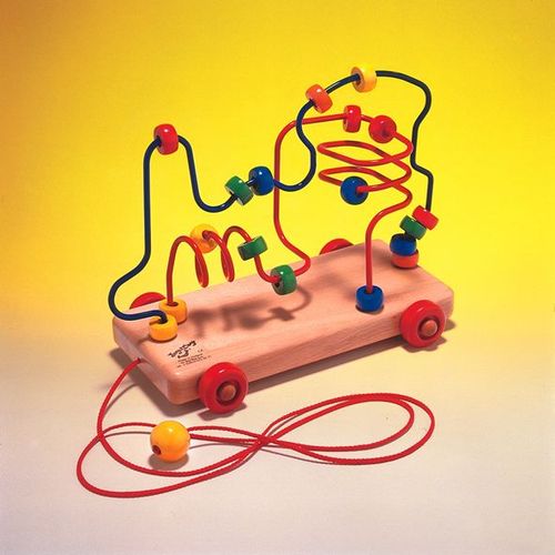 Boulier Train Sur Roulettes 34x18x16.5 Cm Joy Toy
