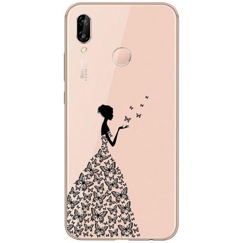 Coque Y7 2019 Fee Papillon Noir