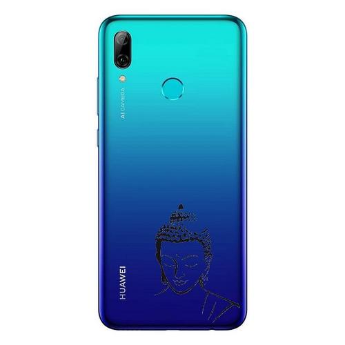 Coque Y7 2019 Bouddha Noir Transparente