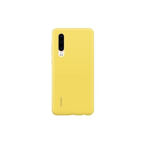 Huawei P30 Silicone Car Case Yellow