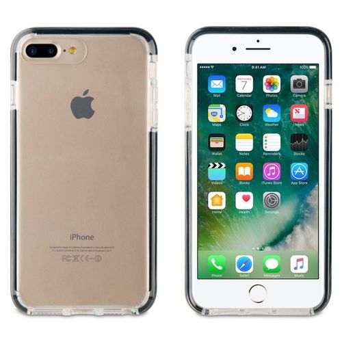 Muvit - Tiger Case Protection Renforçée 2m Noire: Apple Iphone 7+/8+