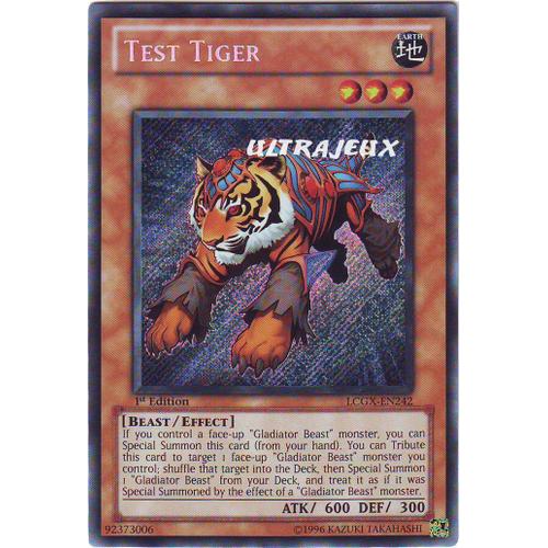 Yu-Gi-Oh! - Lcgx-En242 - Test Tiger - Secret Rare