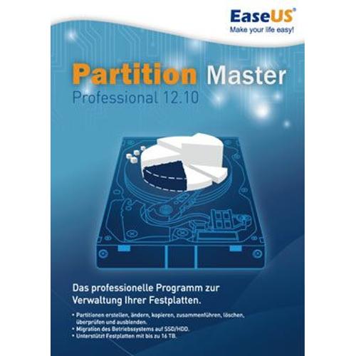 Easeus Partition Master Professional 12 - Logiciel En Téléchargement - Pc