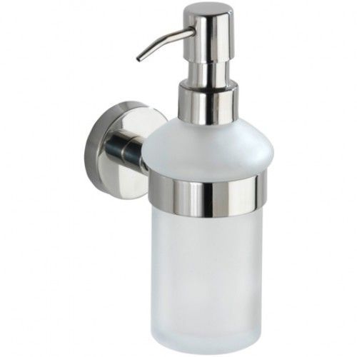 Distributeur de savon - Bosio - Mural - Acier et verre satiné - Brillant WENKO