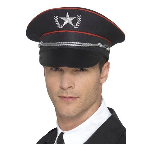 Casquette De Pilote D?Avion Noir (Taille Unique Adulte)