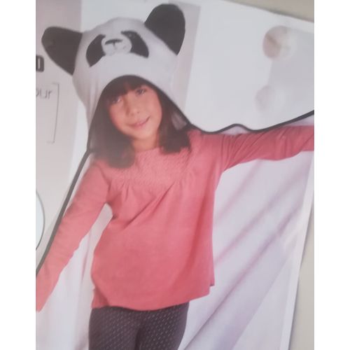 Plaid À Capuche Tête De Panda