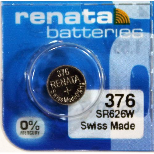 RENATA Blister de 1 Pile bouton oxyde argent X376 SR626SW