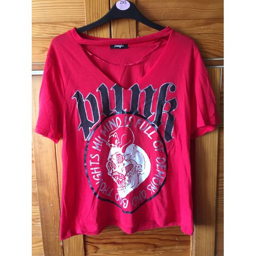 T-Shirt Rouge Esprit Rock
