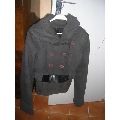 Veste Taille L 55% Viscose,45% Polyester,5% Elasthanne,La Ceinture Est En Plus.