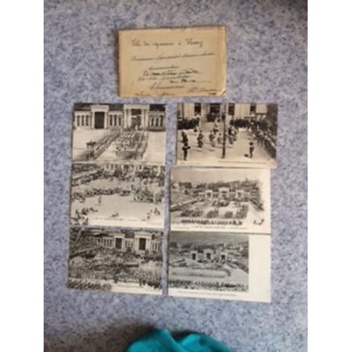 Lot De 6 Cpa De La Fête Des Vignerons À Vevey En 1905