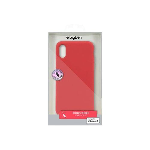 Bigben Connected Soft Case - Coque De Protection Pour Téléphone Portable - Rouge - Pour Apple Iphone X