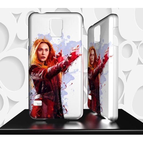 Coque Design Samsung Galaxy S5 Mini Avengers La Sorcière Rouge - Réf 105