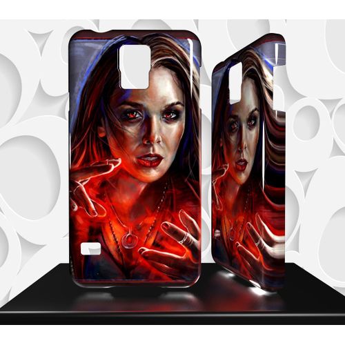 Coque Design Samsung Galaxy S5 Mini Avengers La Sorcière Rouge - Réf 106