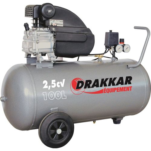 Compresseur 100L 2,5CV TOPCAR 11232