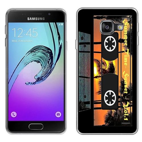 Coque Galaxy A5 2016 Cassette Summer Time K7 Noir