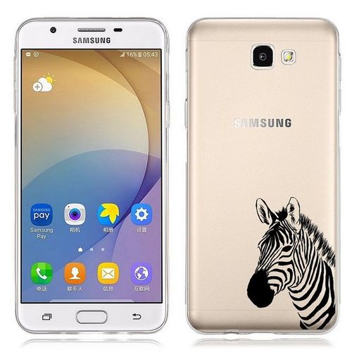 Coque Galaxy A5 2016 Zebre Wild Jungle Raye Transparente