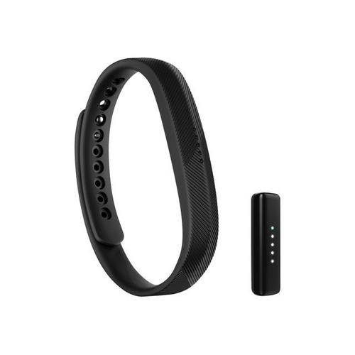 Fitbit Flex 2 - Tracker D'activités Avec Bracelet - Élastomère - Noir - Bluetooth