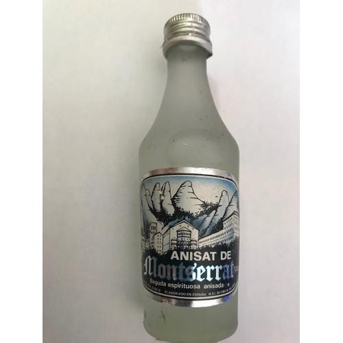 Mignonette alcool 24° - 4.5 Cl - Liqueur ANISAT DE MONTSERRAT Espagne -  rare - neuve