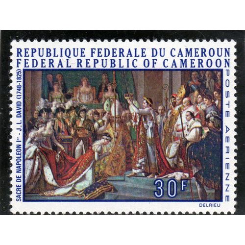 Timbre De Poste Aérienne Du Cameroun (Bicentenaire De La Naissance De Napoléon 1er)