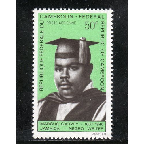 Timbre De Poste Aérienne Du Cameroun (Ecrivain Noir)