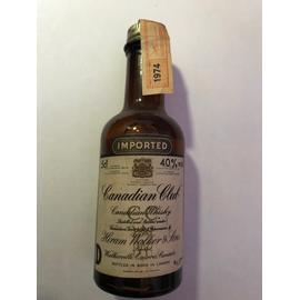 Mignonette alcool 40° - 5 Cl - CANADIEN CLUB WHISKEY whisky - Canada - rare  - neuve