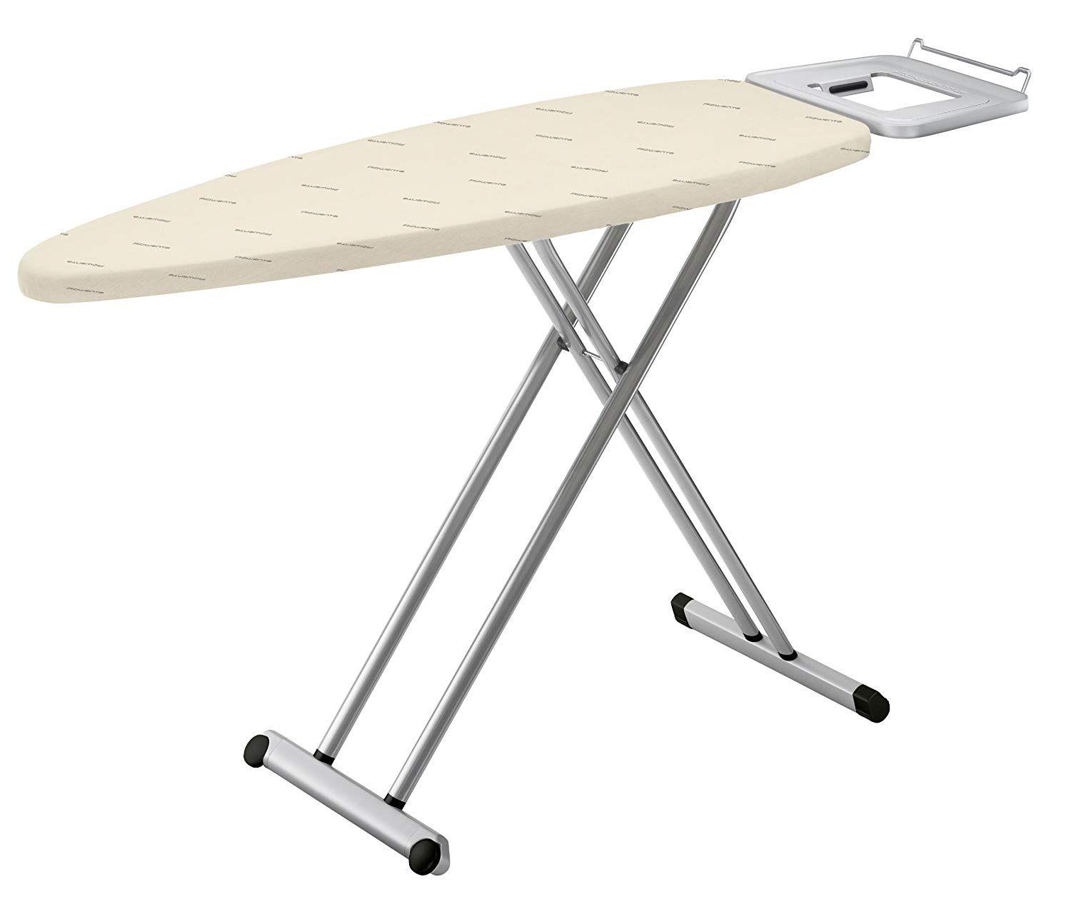 Table ? repasser pliable 2en1 WILD en acier 130x47 H90cm avec repose fer et  repose centrale vapeur