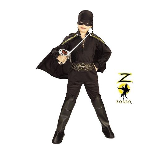 Déguisement Zorro Pour Enfants Plusieurs Tailles Boîte Accessoires (Taille 3-4a)