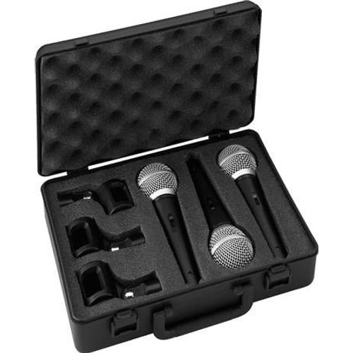 Set micro dynamique pour la voix Monacor DM-3SET