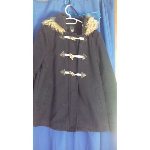 Manteau Duffle Coat Taille 10 Ans Bleu Marine