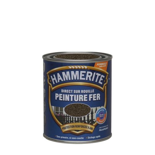 Peinture fer HAMMERITE forgé 750mL chataigne