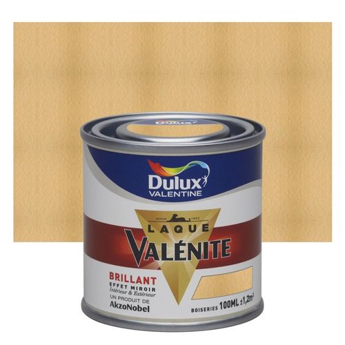 Laque Valénite Dulux Valentine Or Pâle Brillant 0,100l