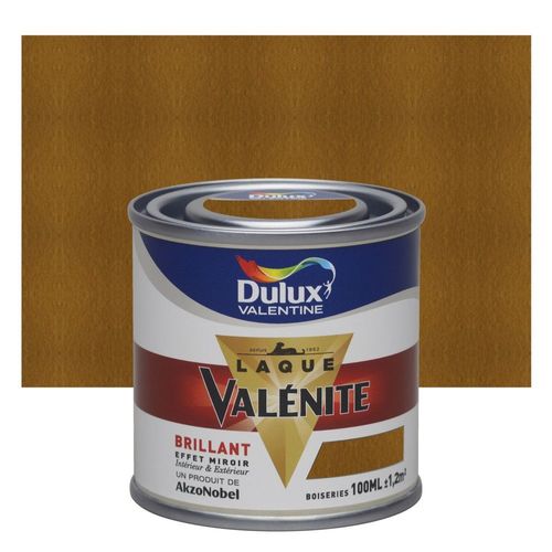 Laque Valénite Dulux Valentine Or Riche Brillant 0,100l