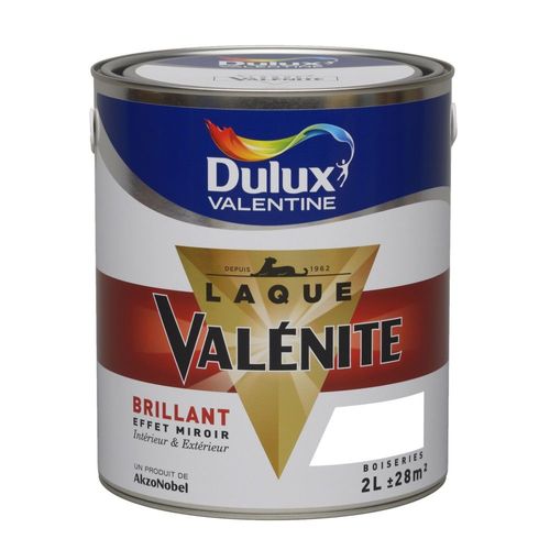 Laque Ultra résist Valénite blanc brillant Dulux Valentine 2