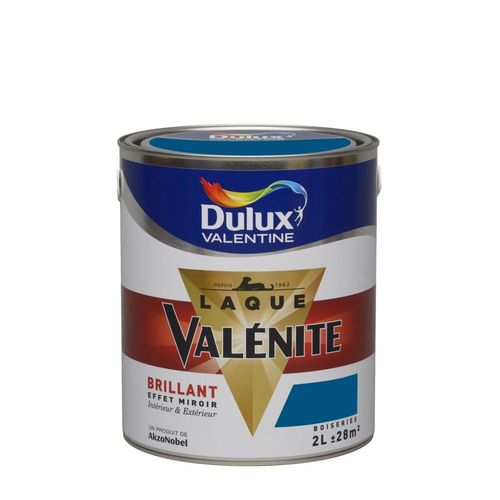 Peinture Dulux Valentine Laque Valénite Brillant Bleu de Bretagne 2l