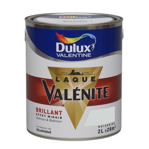 Peinture Dulux Valentine Laque Valénite Brillant Gris Perle 2l