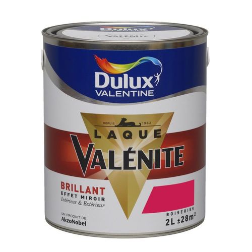 Peinture Dulux Valentine Laque Valénite Brillant Rouge Madras 2l