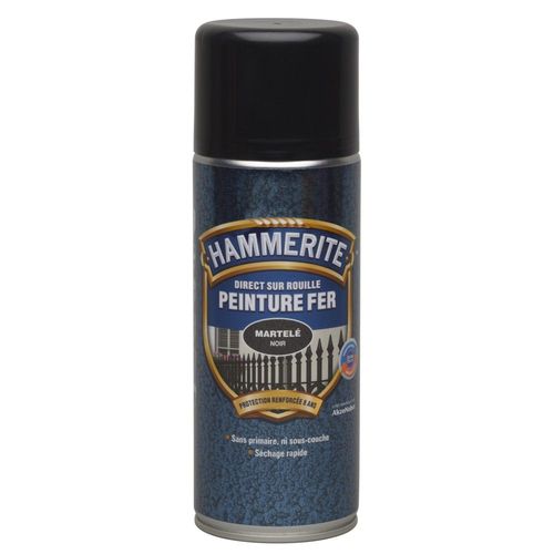 Peinture protection fer Hammerite martelé argent 0,25L