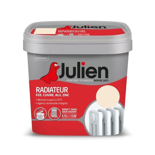 Peinture Radiateur Phase Aqueuse Satin JULIEN Blanc Cassé 0,75 L