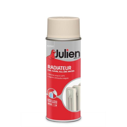 Peinture Radiateur Phase Aqueuse Satin JULIEN Blanc Cassé aérosol 400 ml