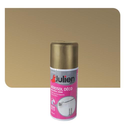 Peinture Aérosol Déco JULIEN Or Métallisé 150ml