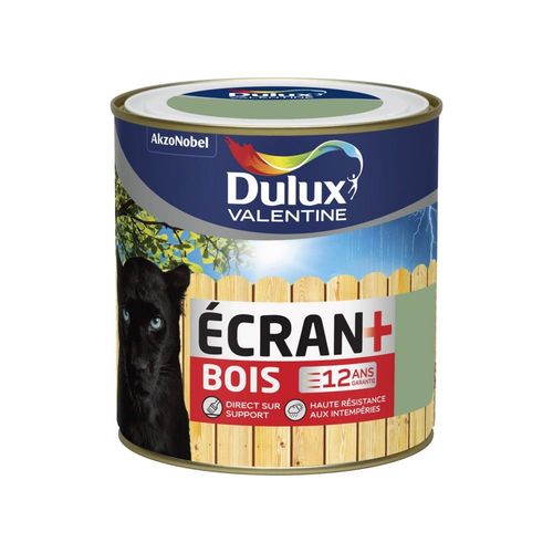 Peinture Spéciale Bois Dulux Valentine Écran+ Satin Vert Provence 0,5L