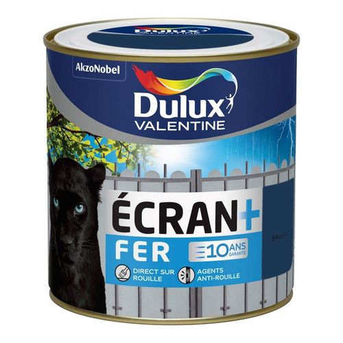 Peinture Spéciale Fer Dulux Valentine Écran+ Brillant Marine 0,5L