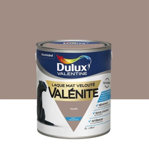 Peinture Laque Dulux Valentine Valénite Mat Taupe 2L
