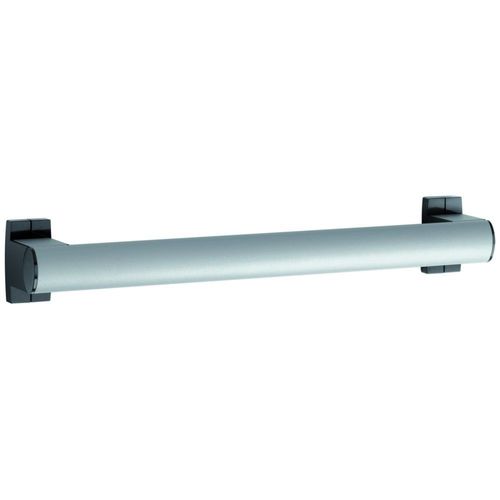 Barre droite de Maintien GODONNIER DESIGN 15 droite 40cm Aluminium Époxy Gris Caches fixation Anthracite