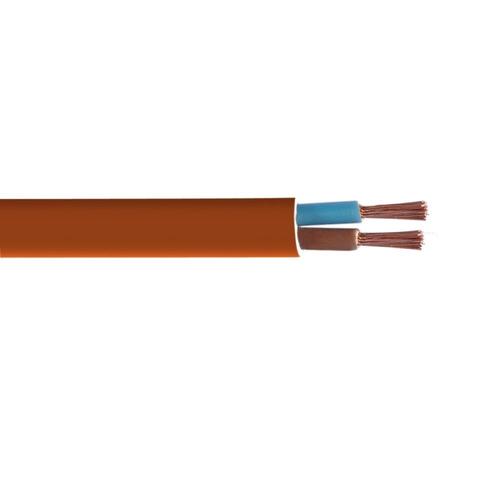 Câble souple HO3VVH2-F - 2 x 0,75 mm² - 10 m - marron DEBFLEX