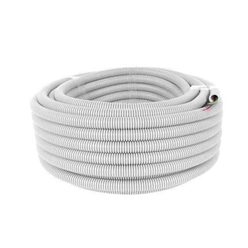Gaine précâblée ICTA DEBFLEX + tire-fils diamètre 16mm longueur 25 mètres grise