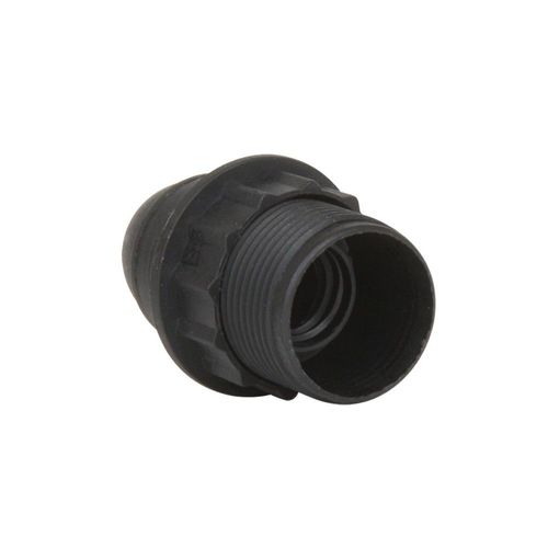 Douille à vis E14 - avec bague - chemise 1/2 filetée - noir DEBFLEX