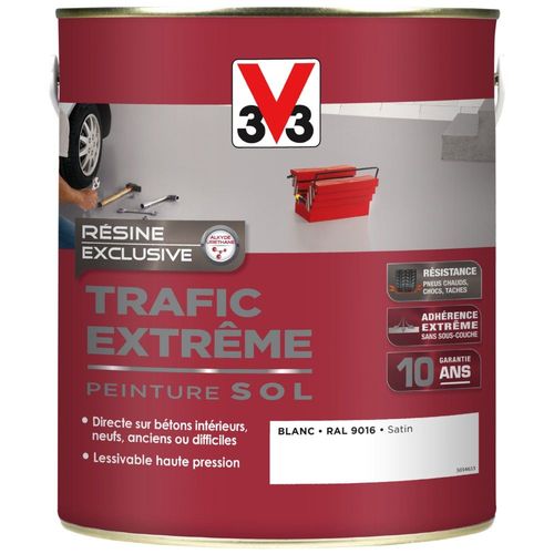 Peinture Sol V33 Trafic Extrême Blanc 2,5L