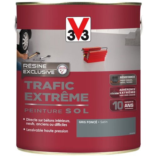 Peinture Sol V33 Trafic Extrême Gris Foncé 2,5L